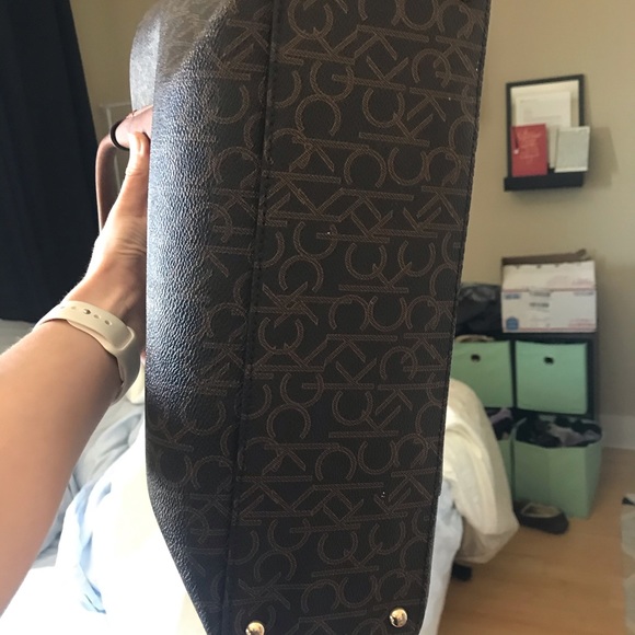 Calvin Klein gently used brown authentic purse. - Picture 5 of 5